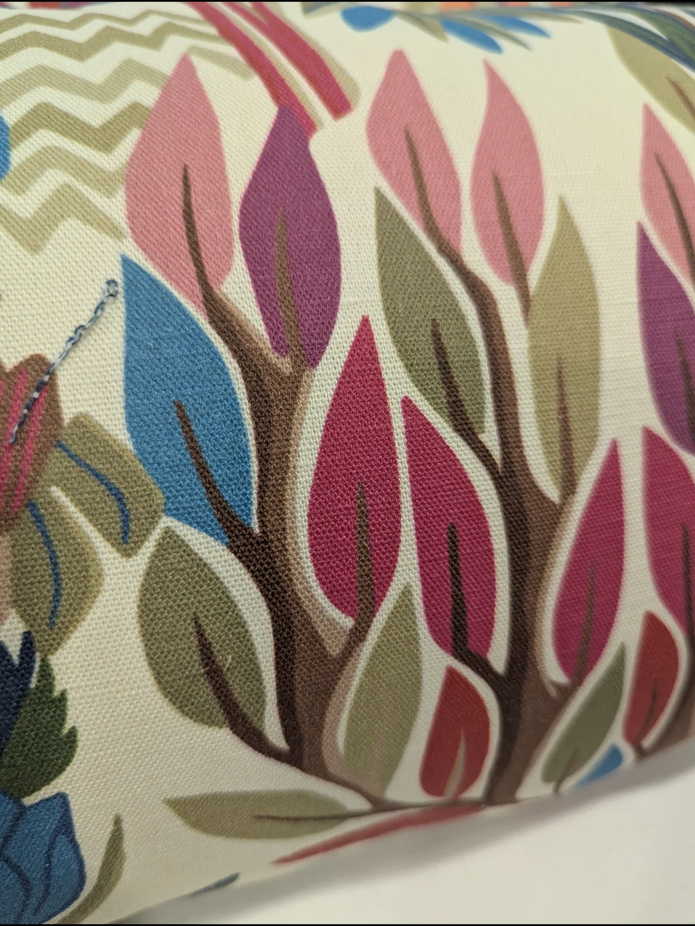 Floral Multi-Color Lumbar Throw Pillow Pair